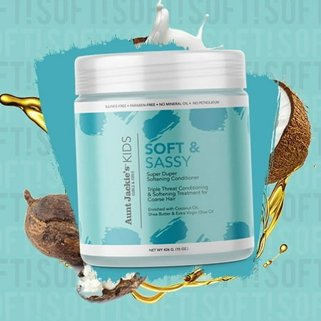 AUNT JACKIE'S GIRL SOFT N SASSY MOIS COND 15OZ/6PK