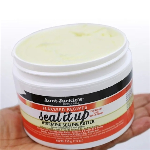 AUNT JACKIE'S FLAXSEED SEAL IT UP HYD BUTTER 7.5OZ/12PK