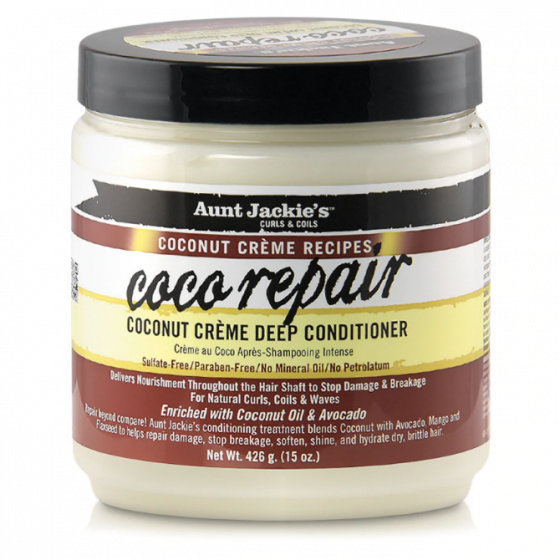 AUNT JACKIE'S COCONUT CREME COCO REPAIR DEEP COND 15OZ