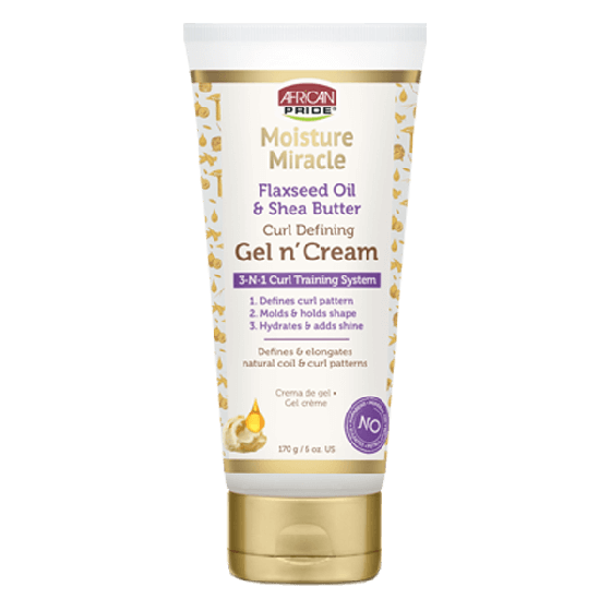 AFRICAN PRIDE MOIST MIRACLE GEL N' CREAM 6OZ/6PK