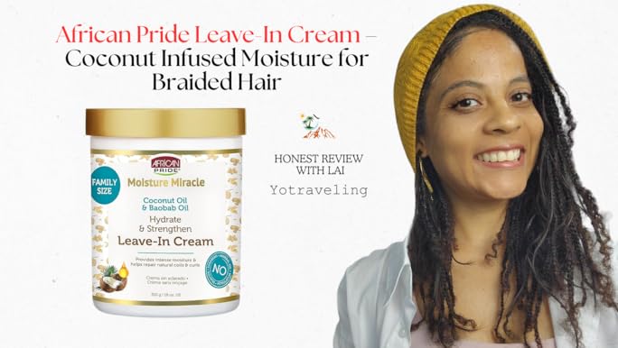 AFRICAN PRIDE MOIST MIRACLE CURLING CREAM 12OZ/6PK