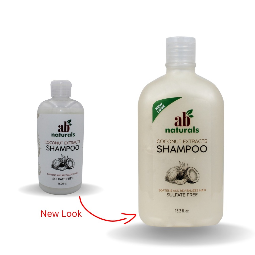 AB NATURALS COCONUT EXTRACTS SHAMPOO 16.2OZ/12PK