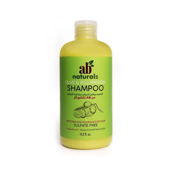 AB NATURALS OLIVE & EGG PROTEIN SHAMPOO 16.2OZ/12PK