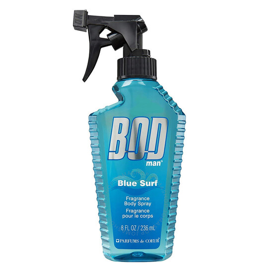 BOD MAN BLUE SURF BODY SPRAY 8OZ/12PK