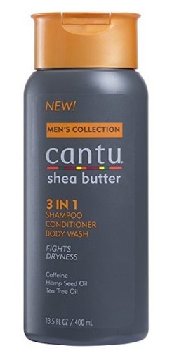 CANTU SBUTT 3IN1 MENS SH/CON/WSH 400ML