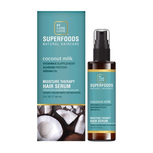 BCL S-FOODS COCONUT MOIST HAIR SERUM 2OZ/6PK