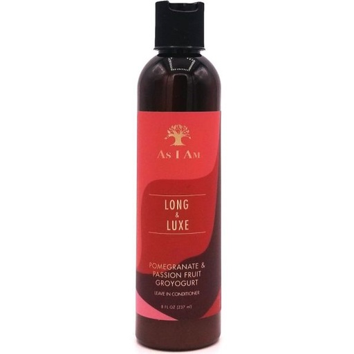 AS I AM LONG&LUXE GROYOGURT LV-IN COND 8OZ/6PK
