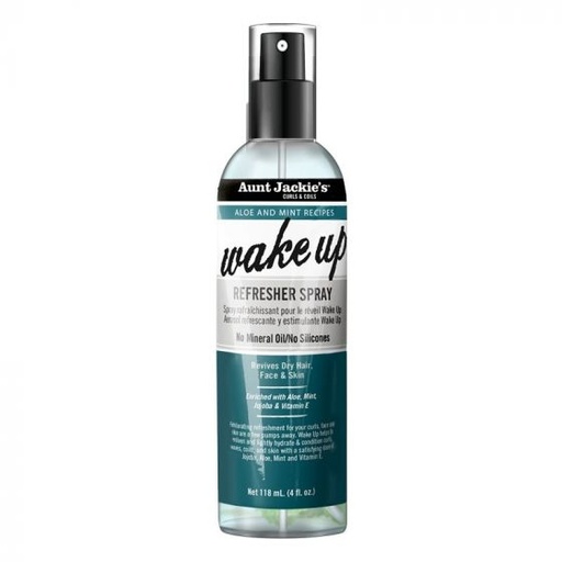 AUNT JACKIE'S WAKE UP ALOE&MINT REFRESHER SPRAY 4OZ/12PK