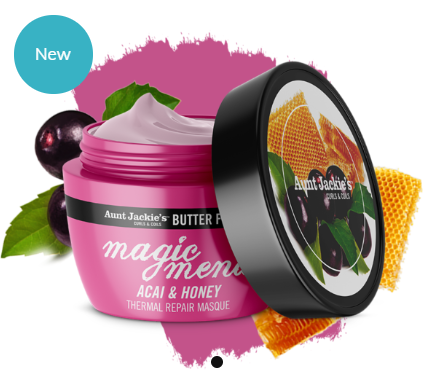 AUNT JACKIE'S MAGIC MEND ACAI&HONEY REPAIR MASQUE 8OZ/6PK