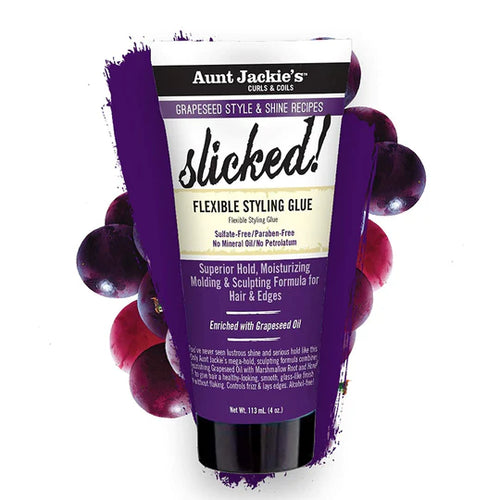 AUNT JACKIE'S GRAPESEED SLICKED STYLING GEL 4OZ/12PK