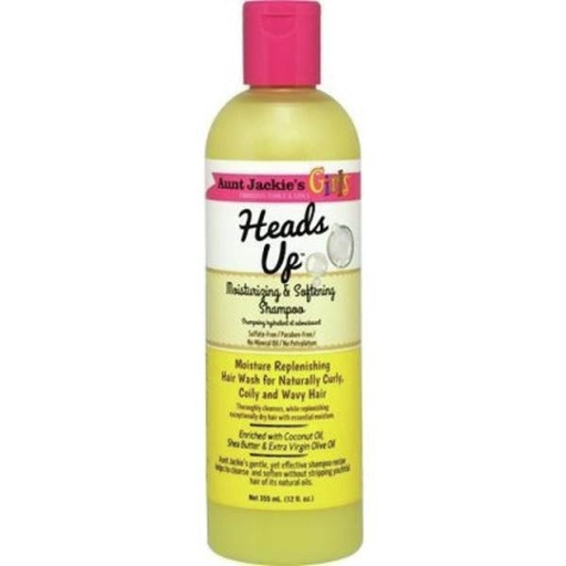 AUNT JACKIE'S GIRL HEADS UP MOIST SHAMP 12OZ/6PK