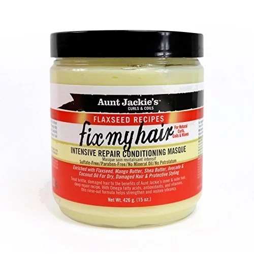AUNT JACKIE'S FLAXSEED FIX MY HAIR IN-REP MASQ 15OZ