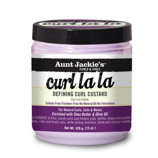 AUNT JACKIE'S CURL LA LA CUSTARD 15OZ/12PK