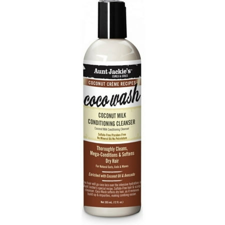 AUNT JACKIE'S COCONUT CREME COCO WASH 12OZ/6PK