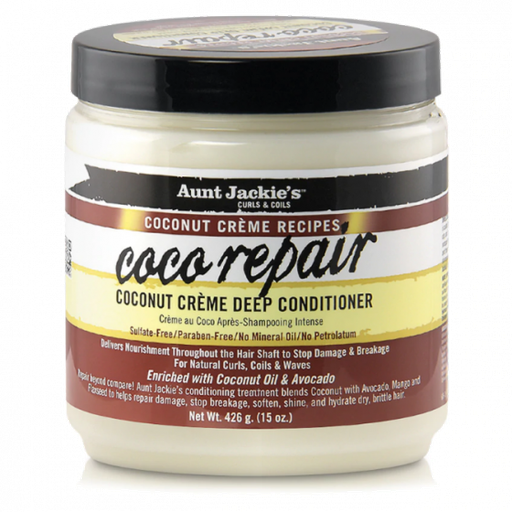 AUNT JACKIE'S COCONUT CREME COCO REPAIR DEEP COND 15OZ/6PK