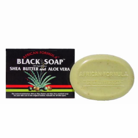 AFRICAN FORMULA SHEA BUT&ALOE BLK SOAP 3.5OZ/96PK