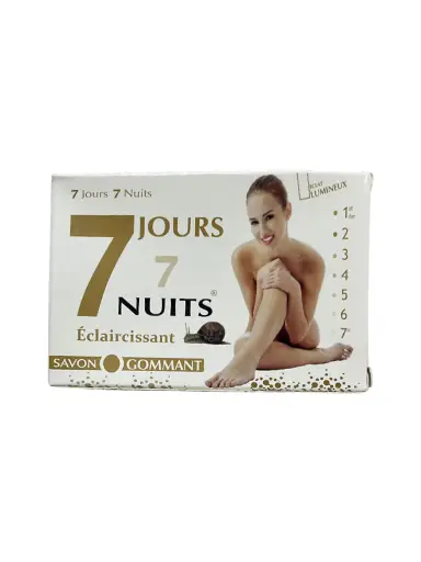 7DAYS 7NIGHTS LIGHTENING SOAP 350G/48PK